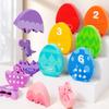 Wooden Montessori Dinosaur Egg Game Plaything Color Number Matching Game Early Learning Present Color Cognition Tactile Toy For Toddler