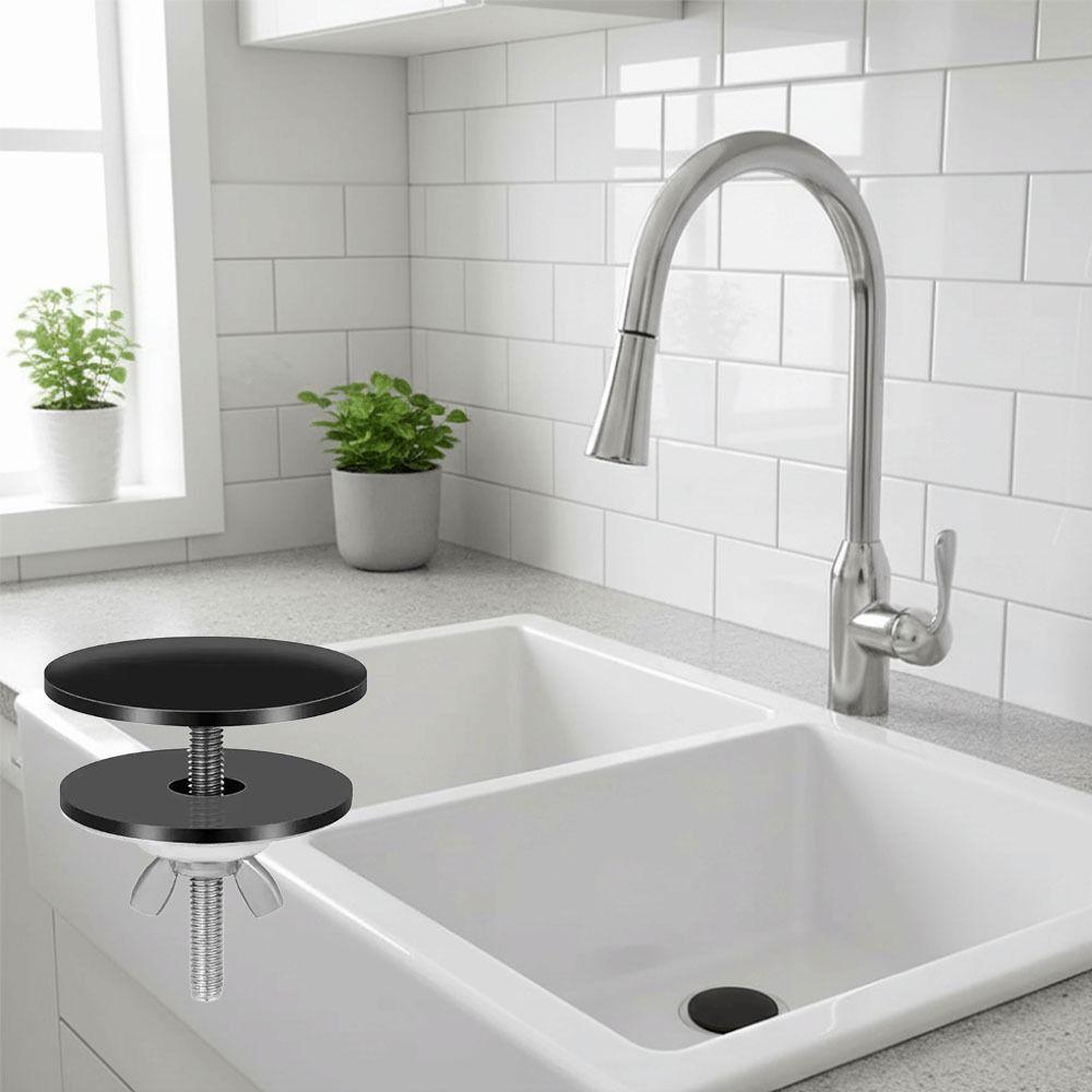 Finishing Cover Faucet Hole Cover Black Color Kitchen Sink Hole Plug Sink Tap Hole Cap Tap Hole