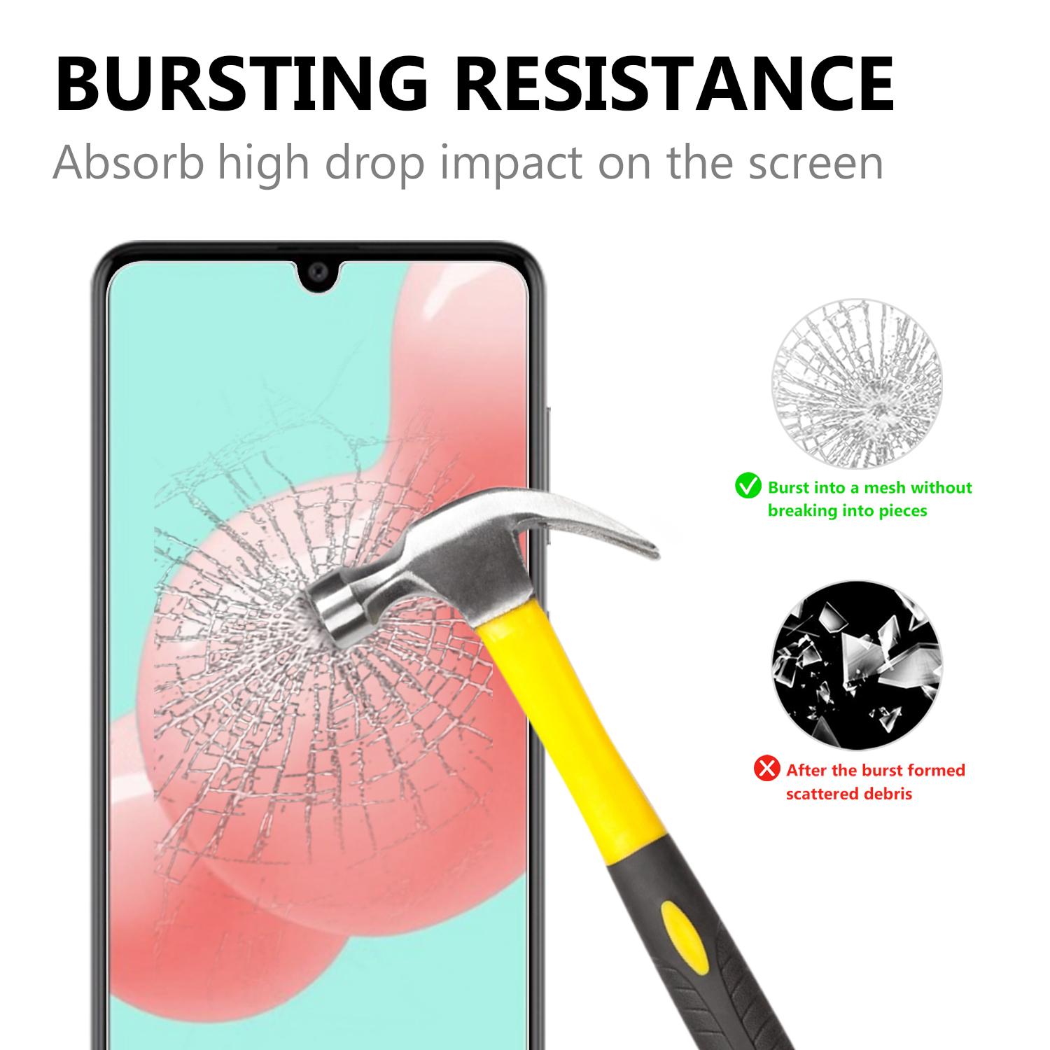 

2.5D 9H Arc Edge Full Screen Tempered Glass Guard for Samsung Galaxy A41 (Global Version) Type A