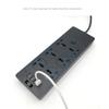 2025New T12 Power Strip Multifunctional High Power 3000W US Plug Smart Power Socket Adapter with 4 USB Ports for Car Electronics