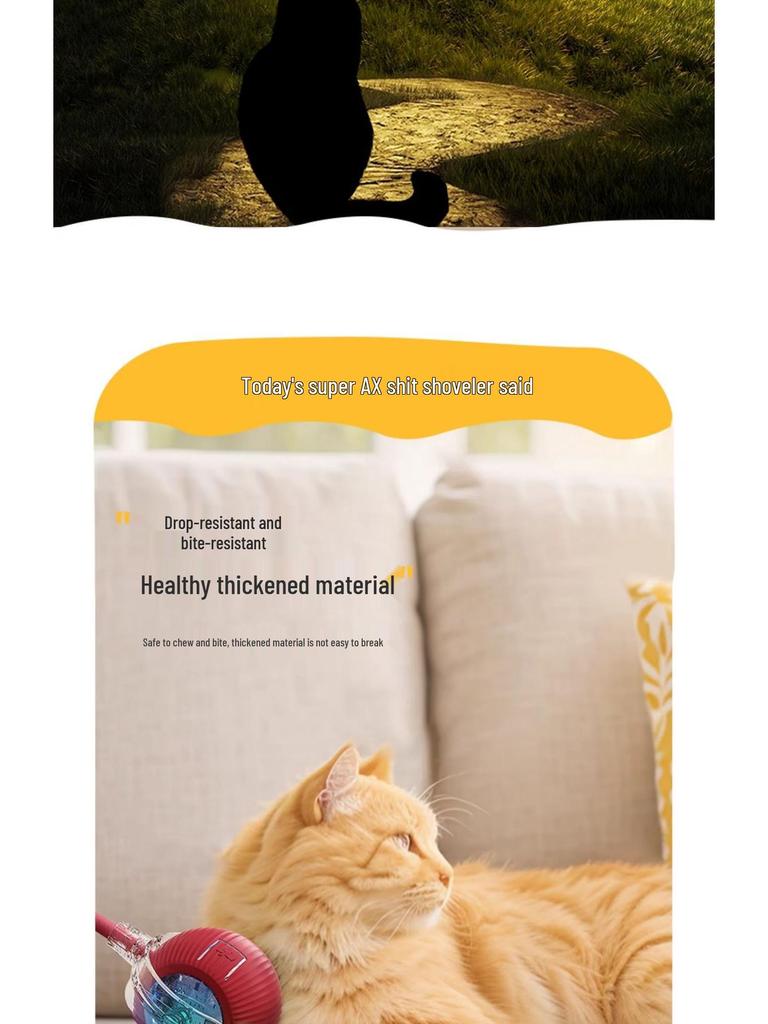 Smart Cat Ball: Automatic Self-Entertaining Rolling Toy for Kittens