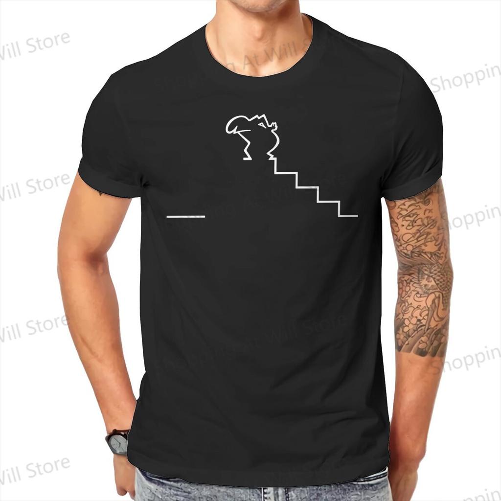 Casual Cotton Men's Printed Short Sleeves Comfortable Simple T-shirt Fashion T-Shirts Men’s