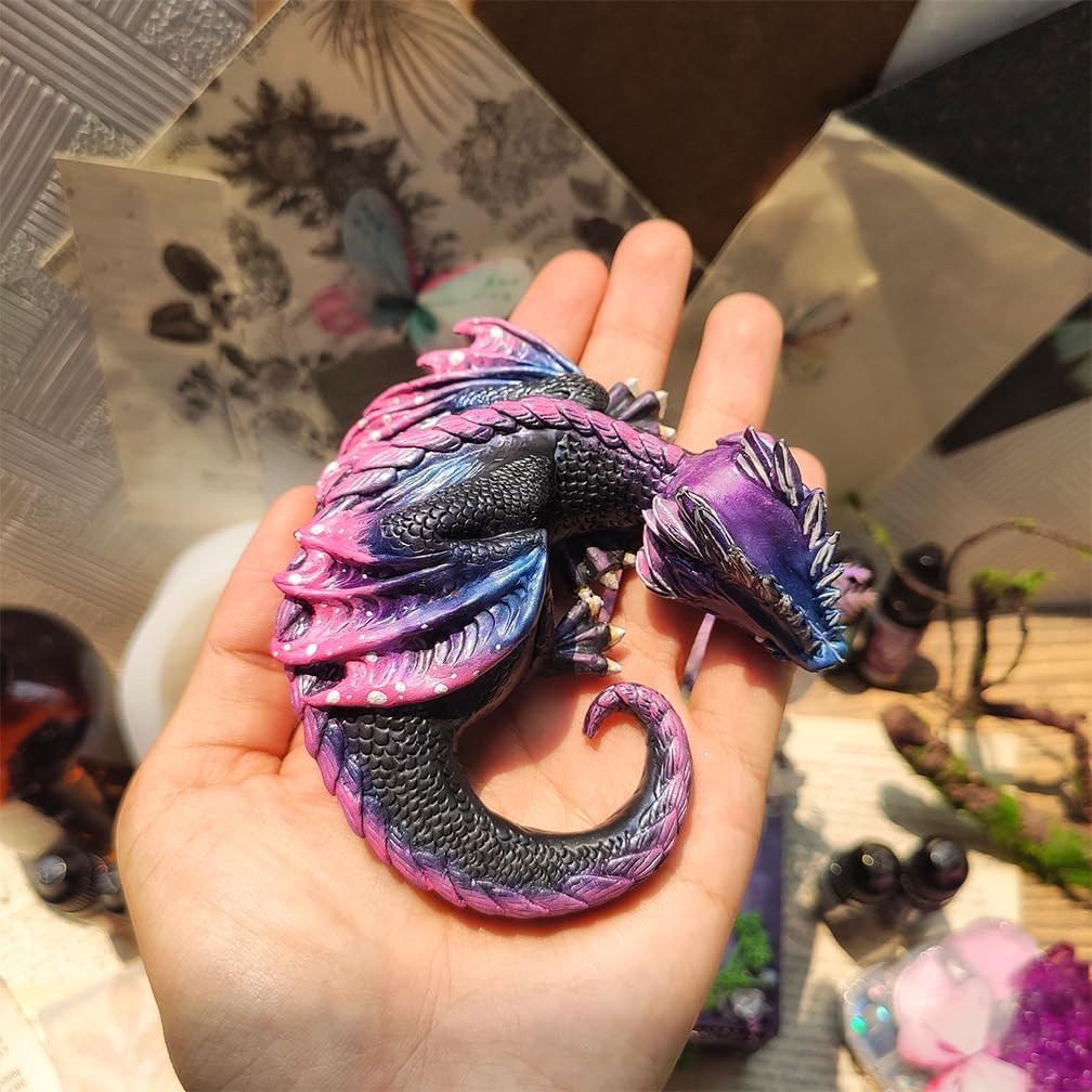 1pc reusable diy dragon silicone mold, strong and durable, soap, epoxy resin, used for home atmosphere decoration