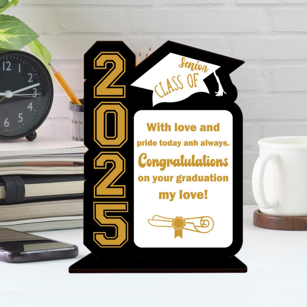 2025 Graduation Season Desktop Decoration Graduation Season Photo Frame  for Party Celebration