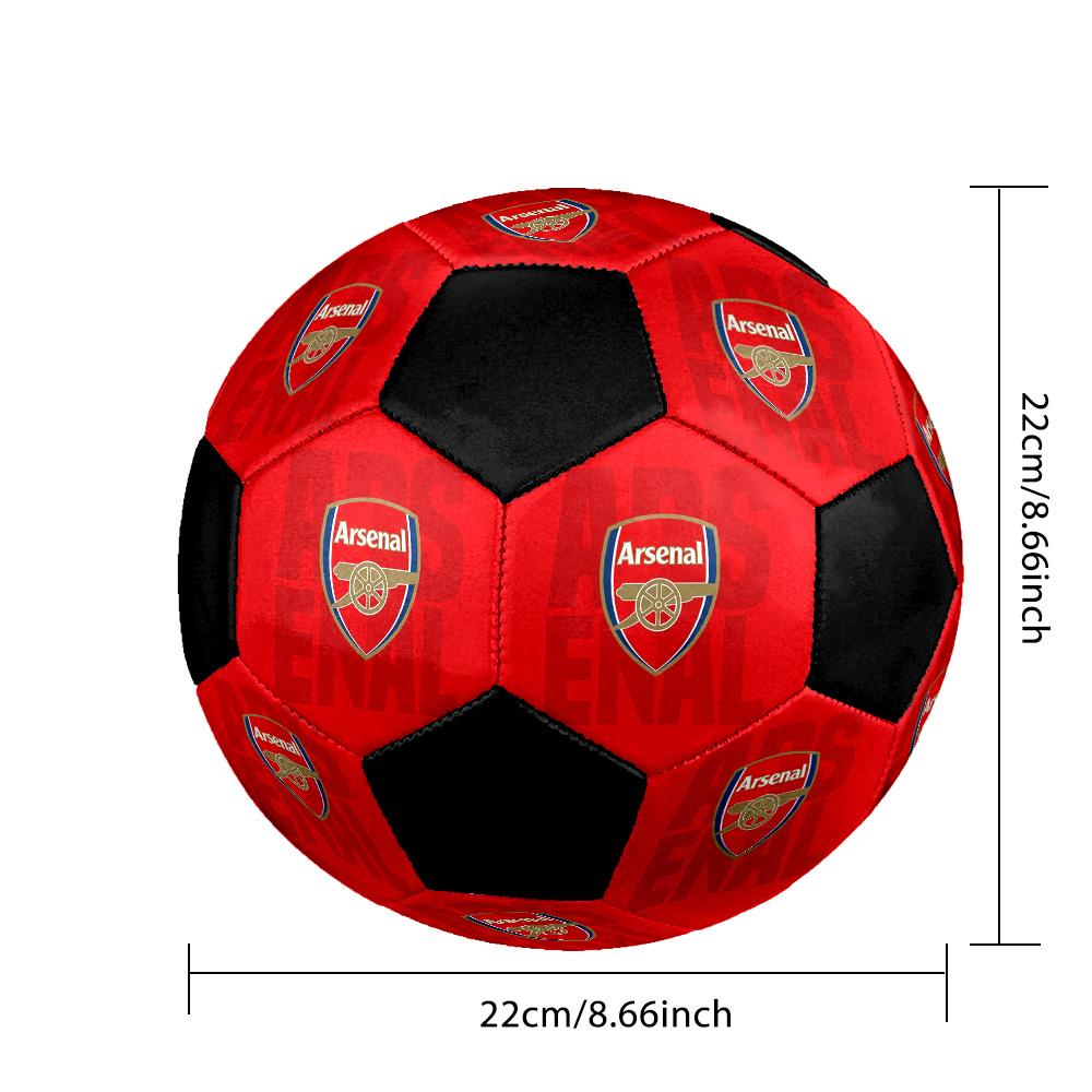 Arsenal Football Club2 Soccer Ball Colorful All Ages Machine Stitched PVC Competition Ready Durable High-Bounce.SIZE5
