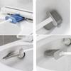 Toilet Brush Set Wall Hanging with Drain Holder Silicone TPR Nylon 2 Bristles Head for Floor Cleaning Tools Bathroom Accessories