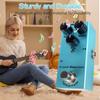Mini-Gitarreneffektpedal mit True Bypass, Rauschunterdrückung und Delay für E-Gitarre, Blau