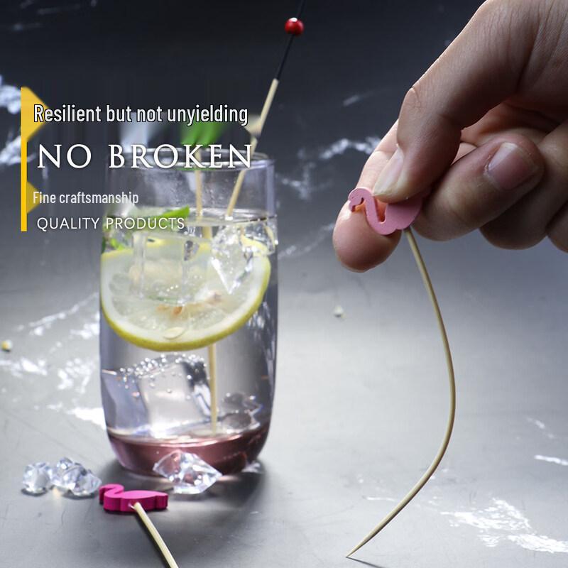 ZISIZ Disposable Bamboo Fruit Picks