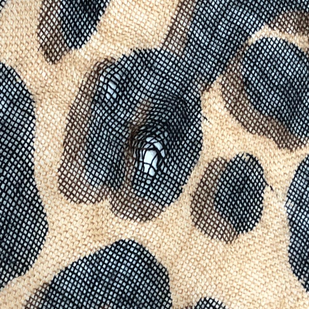 Louis Vuitton M79566 Etol-leopard Fashion accessory large format Stole/Shawl