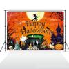 Party Castle Halloween Pumpkin Ghost Background Cloth Banner Photography Props