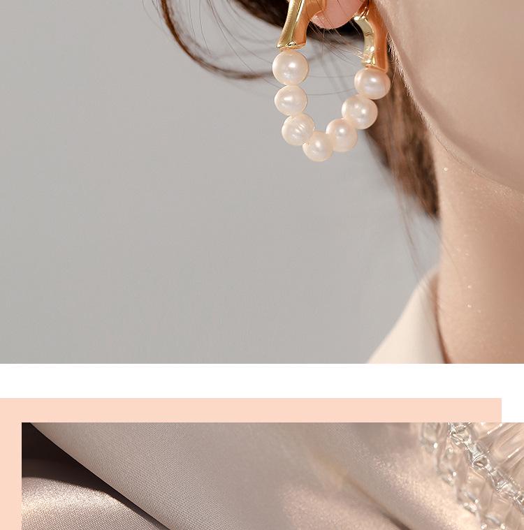 2023 Damen High-End Süßwasserperlen Ohrringe: Schlichte, luxuriöse, vielseitige Designer-Accessoires