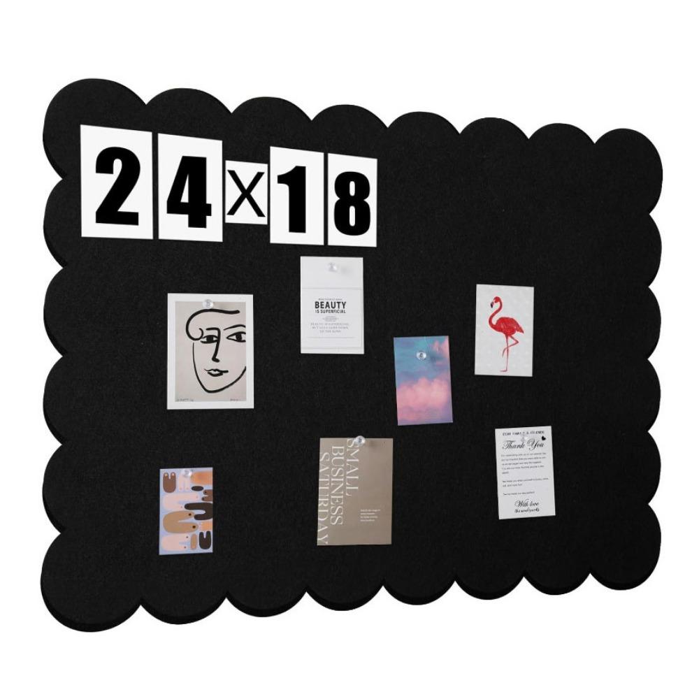 Large Bulletin Board Felt Decorative Panel Ins Photo Display Board  For Office Home Classroom