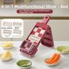 Multifunctional Vegetable Fruit Slicer Washable Julienne Shredder Food Grater Safe Design 4 In 1 Potato Chopper Cooking Gadget