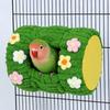 Soft Plush Bird Hanging Hammock Thickened Warm Parrot Tunnel Bed Cute Bird Hideaway  Bird Cage