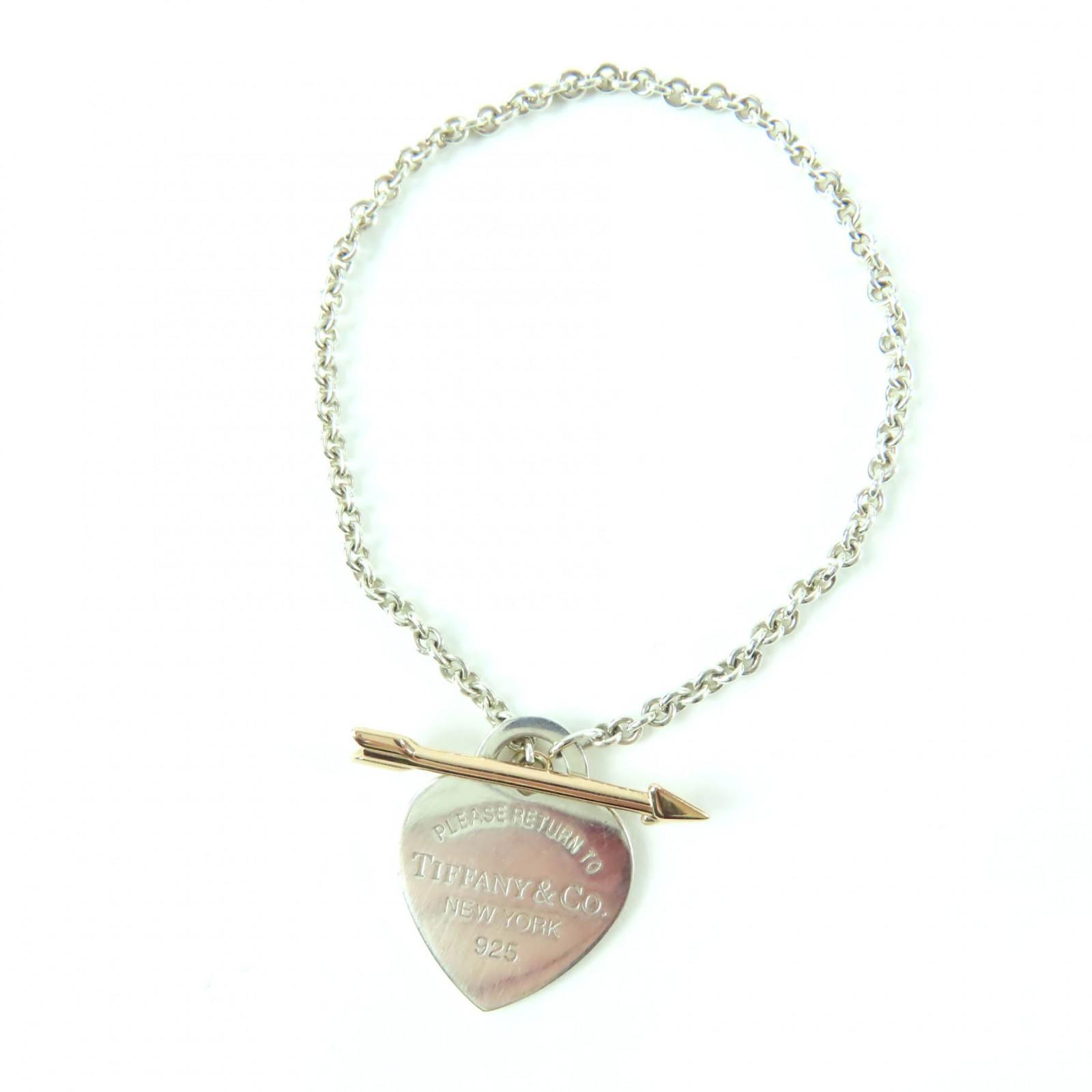 

Чудовий TIFFANY&Co. браслет Lovestruck Heart Tag Bracelet комбінація AG925 Вживаний
