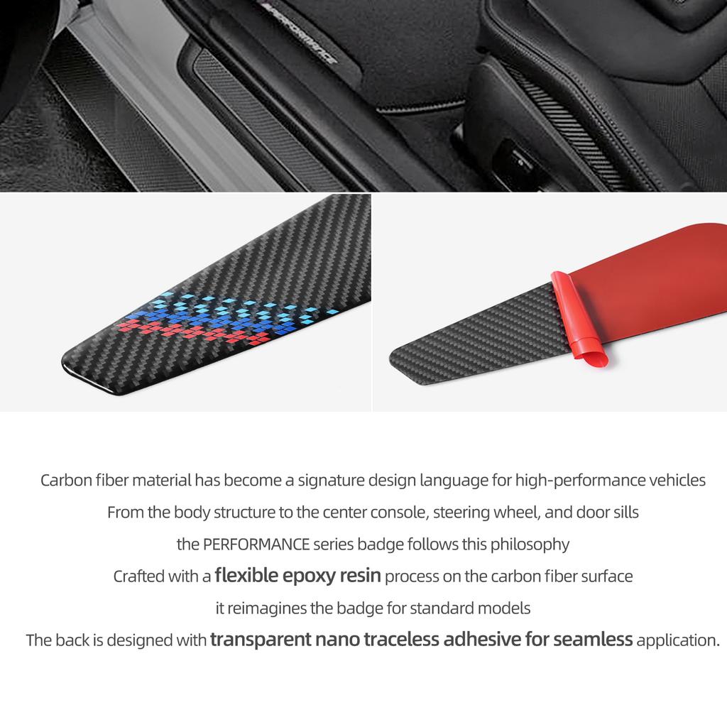 For BMW X3 G45 G48 2025 2026 Real Carbon Fiber Center Console Side Knee Leg Panel Trim Sticker Car Interior Decor Accessories OX6