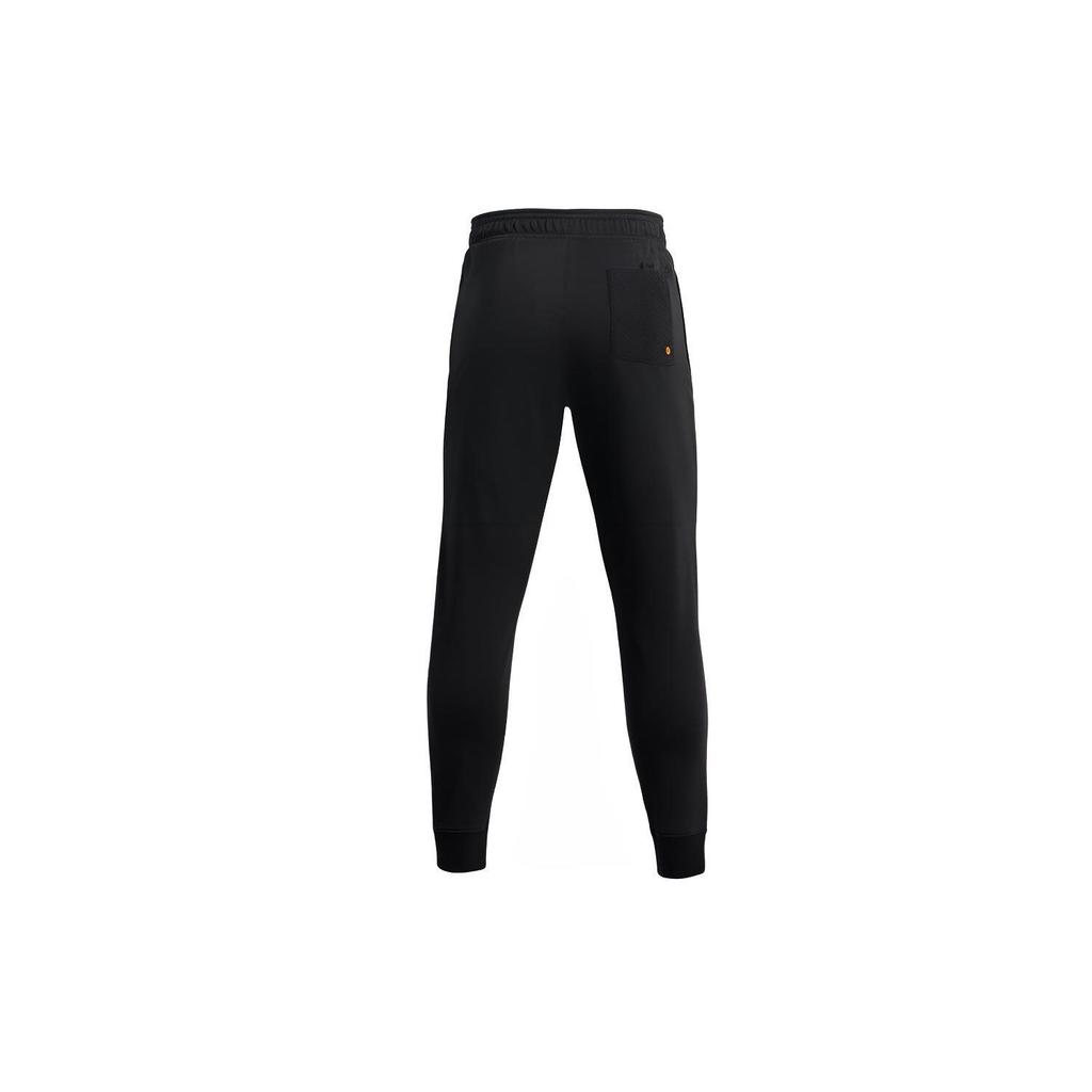 Under Armour Solid Logo Casual Knit Joggers Men Black 1366407-001