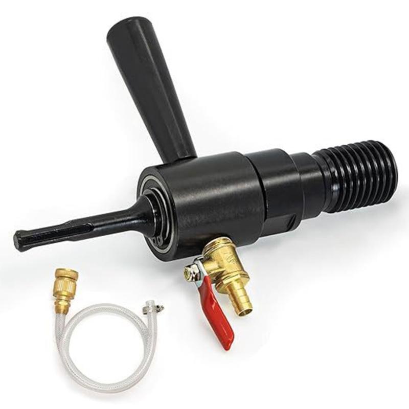 Steel Water Injections Tool Universally 1 1/4"-7 Male to Plus Drill Adapter Connection For Equipment Lubrication