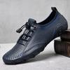 Large size men's shoes octopus white beanie shoes men's British breathable casual shoes soft-soled driving lazy shoes