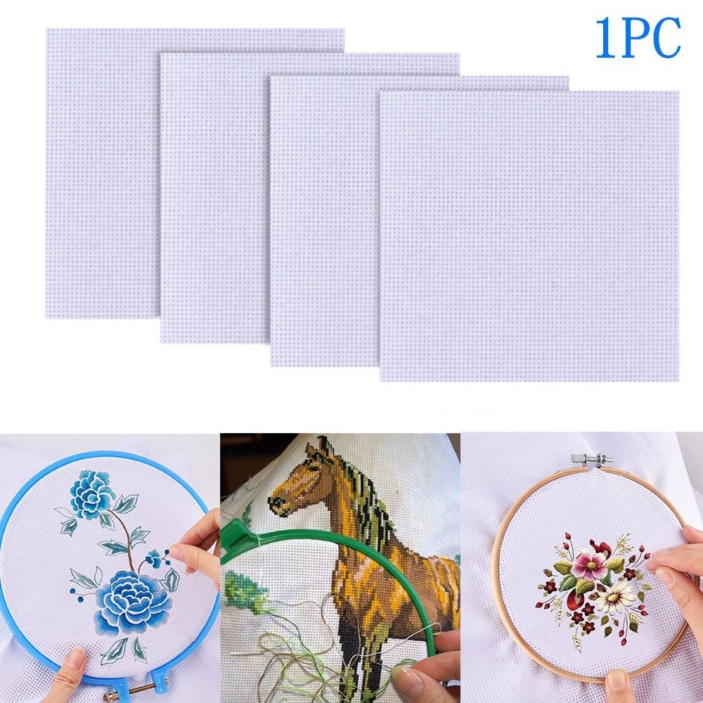 Stitching Sewing Handcraft Supplies Embroidery Tool Cross Stitch Fabric Canvas Aida Cloth