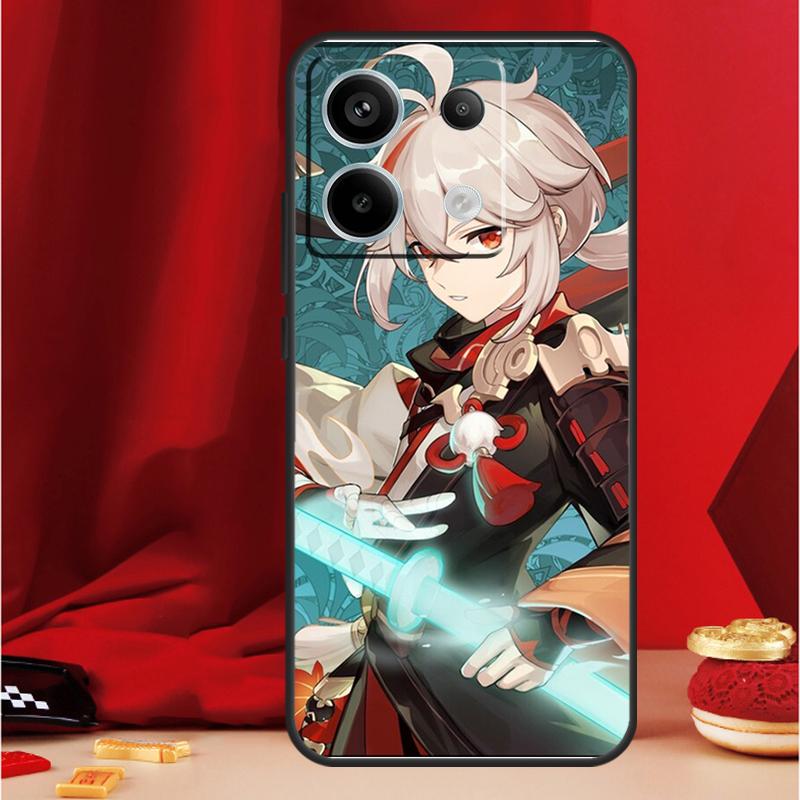 Genshin Impact Kaedehara Kazuha Case For Xiaomi Redmi Note 9 10 11 12 13 Pro Plus 9S 10S 11S 12S Redmi 12 10C 9C 13C Coque