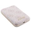 Zestaw Guess Gubpm5P15L4Gemgp Iphone15 Pro 6.1 Hardcase + Powerbank 5000Mah Magsafe Różowy/Pink 4G Metal Logo