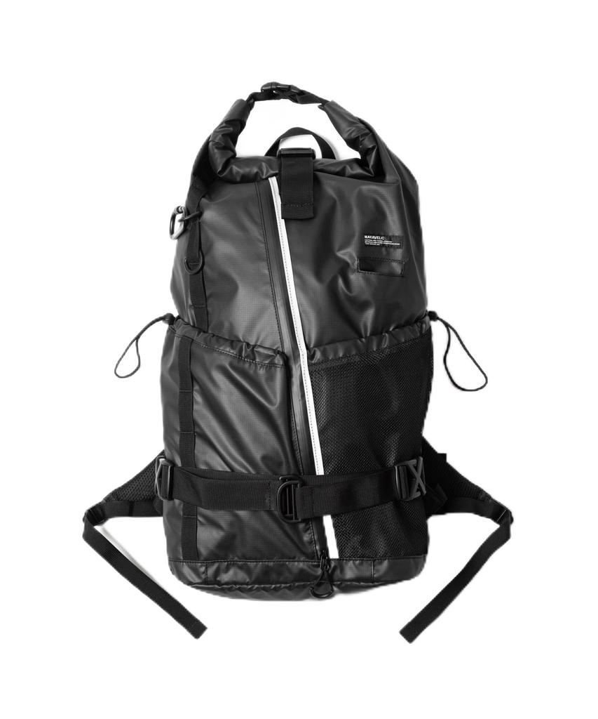 Body Bag RICO Unit Roll Top Mountain Bag BLACK [Machiavellic] (019)