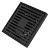 Floor Drain Highgrade Antique Shower Drain with Filter for Kitchen Bathroom Balcony Black(Shallow