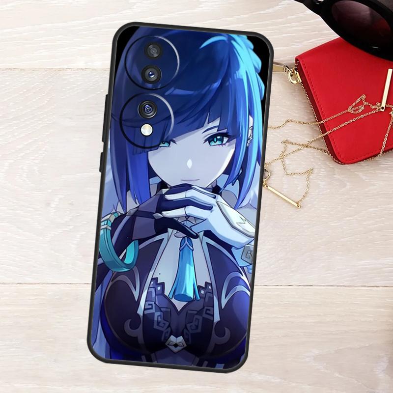

Чехол Yelan Genshin Impact для Honor 400 Pro 200 50 70 90 X9a X9b X9c X9d X8a X8b X8c Magic 7 Lite 5 6 8 Pro For Honor 50