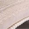 Jacquard Throw Pillowcase European Single Sofa Cushion Embroidered Rectangular Living Room Sofa Back Pillow Covers