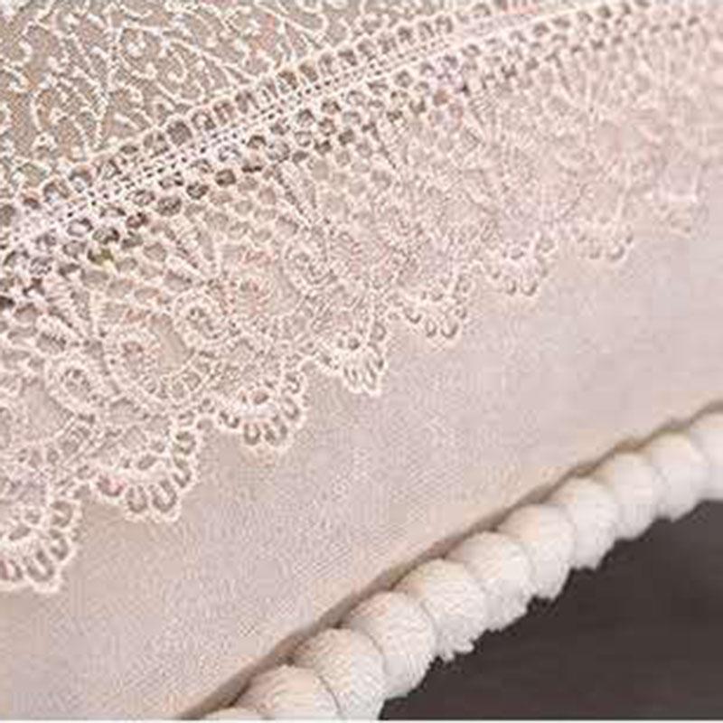Jacquard Throw Pillowcase European Single Sofa Cushion Embroidered Rectangular Living Room Sofa Back Pillow Covers