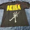 AKIRA T-Shirt Black XL Vintage Style Wash Anime Movie Tee Reproduction Japan New
