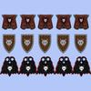 MOC Medieval Building Blocks Character Accessories Shields Armor Vests Warhorses Flags Set Mounts Toy Gifts Compatible Bricks