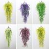 Fake Babylonica Salix Green Wall Hanging Plant For Home Party And Photography