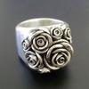 Heißer Verkauf Schmuck, Klassischer Legierungsblumen-Damenring, Europäischer und Amerikanischer Vintage-Ring Hand Schmuck