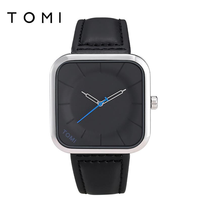 [] Tomi Temi Fashion Simple Quartz Watch Belt Watch Men'S Watch Women'S Watch