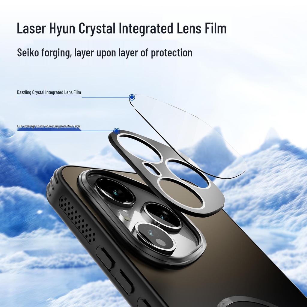 Langlebige magnetische mattierte Hülle für HONOR 400/300 Pro - Sturzschutz, Rundumschutz