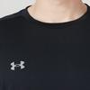 Under Armour Solid Color Crew Neck Short Sleeve T-Shirt And Striped Elastic Shorts Casual Sports Set Men Sets 23500505-001+24500206-409
