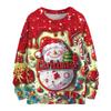 Women's Casual Long Sleeve Woolen Christmas Sweatshirt Fall  Vacation Long Sleeve Pullover