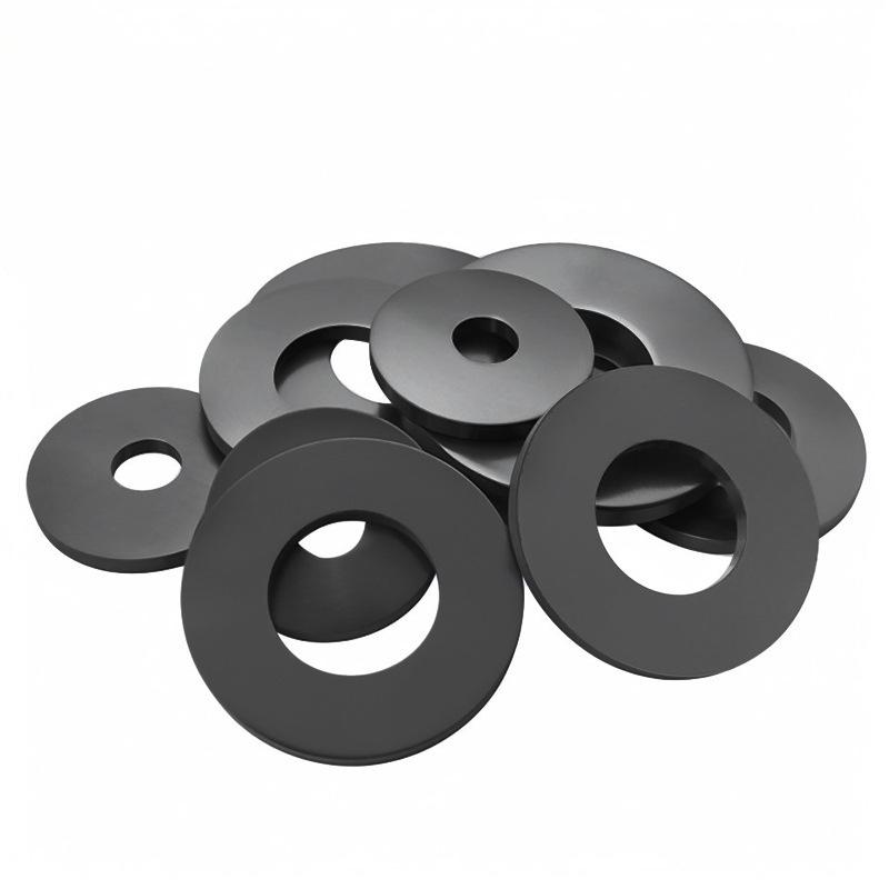 Black Rubber Shock Absorbing Wear-Resistant Flat Gasket Seal