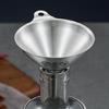 3Pcs Food Grade Metal Small Funnel Stainless Steel Kitchen Funnel Set Kitchen Tool Small Mouth Funnel Enduring