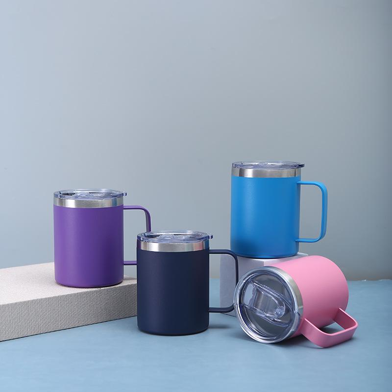 304 Stainless Steel Insulated Double Wall Mug with Handle