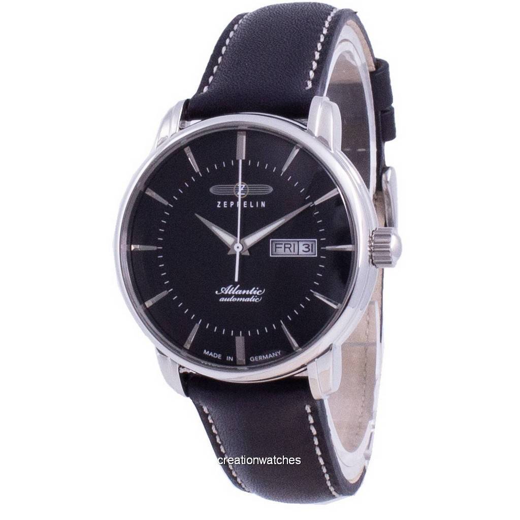 Zeppelin ATLANTIK 84222 Cronografo Automatico Uomo - Cassa 43mm, Pelle, Made In Germany