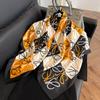Large square scarf silk scarf women's new versatile spring and autumn winter high-end mother scarf shawl with shirt