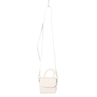 Women's Korean-style Mini Shoulder Bag, Square, Small Handbag, Mini Bag (white)
