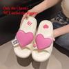 Fashion Cute Love Shoe Charms Accessories  Black Bow Lace-up Shoe Decoration Black Flower Letters Clogs Pin for Women Grils Gift