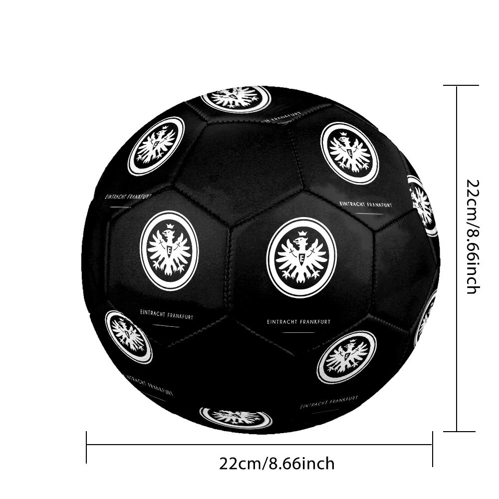 SIZE 5 Eintracht Frankfurt Soccer Ball Colorful All Ages Machine Stitched PVC Competition Ready Durable High-Bounce