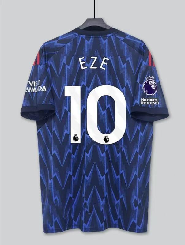 Arsenal Premier League Away Kit - Saka & Rice Fan and Player Versions M