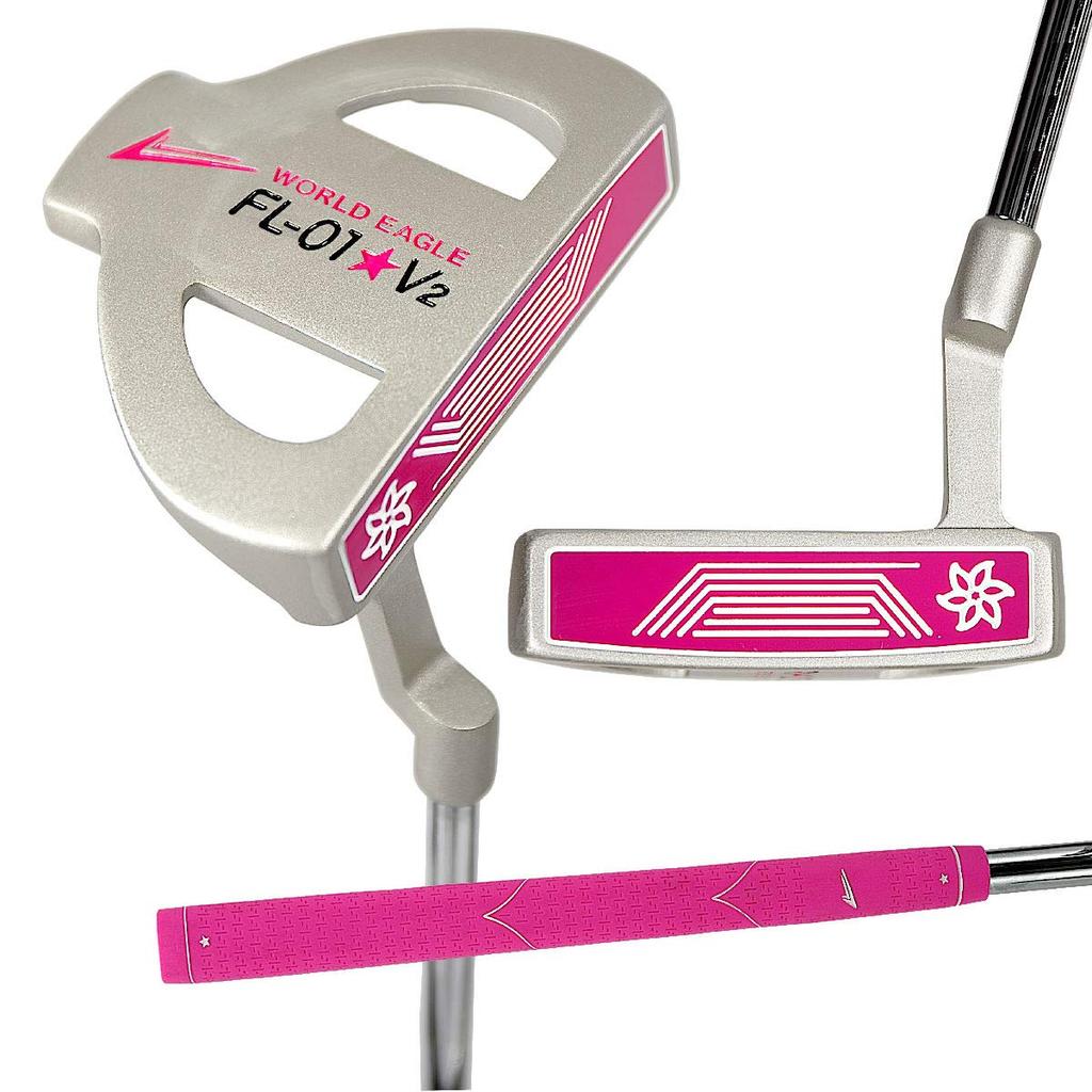 WORLD EAGLE FL-01V2 B/Berry Putter, Ladies/Right-Handed