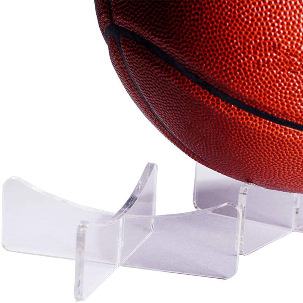 Acrylic Basketball Stand Holder Display Gift for Football Volleyball